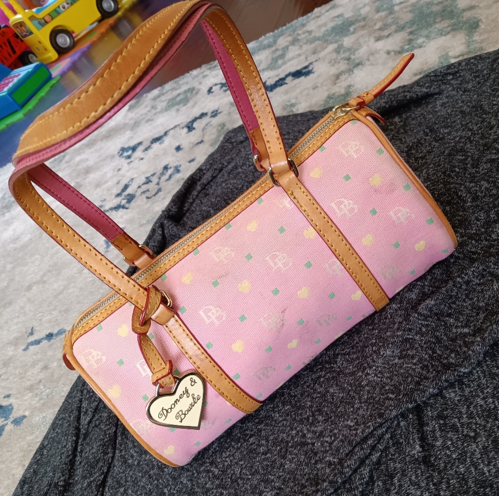 Dooney & Bourke IT Collection Pink Barrel Bag